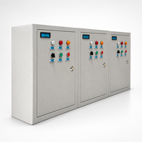 Boîtier de distribution pour ventilateur d'extraction de fumée avec protection contre les surcharges et les défaillances de phase, usage industriel, indice de protection IP30, puissance moteur 11 kW