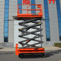 Qiyun Kinglift Type de chenille à chenilles auto-mobile plate-forme de levage aérienne de travail homme élévateur