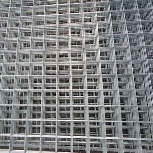 1x1 Galvanized Welded Wire Mesh Panel Square Hole Shape Made Steel for Construction Fence Application Bending Cutting Processing - Product Image 1