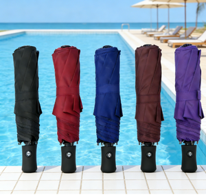 Venta Directa de Fábrica, Sombrilla de Lujo Automática Personalizable para Mujer, para Exteriores, para la Lluvia - Product Image 3