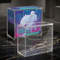 Boîtier de protection magnétique en acrylique pour Elite Trainer Box (ETB) avec couvercle magnétique, résistant à l'eau et durable, pour présentation