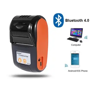 GOOJPRT-Printer Thermal Bluetooth Portabel, Printer Mini, 2 Inci, 58Mm, Panas