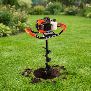 <span class=keywords><strong>Tarière</strong></span> thermique 2 temps 52 cm³ de qualité industrielle robuste pour le bricolage, machine à creuser les trous pour poteaux et la plantation d'arbres - Product Image 6