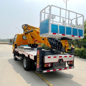 32M Elevação Hidráulica Aérea Alta Altitude Operação Bucket Truck Telescópico Braço Aéreo Plataforma Veículo - Product Image 4