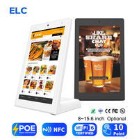 Tableta WL8019T RK3576S en Forma de L, Táctil de 10 Puntos, NFC, PoE, Android, Tableta Interactiva de Escritorio