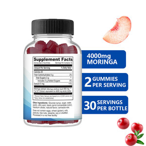 Premium Moringa Gummies Plant Power Antioxydant Riche pour la Défense Immunitaire Santé Cellulaire Supplément à Base de Plantes - Product Image 3