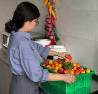 Caisses empilables et emboîtables en plastique robuste ventilées pour usage commercial en gros, pour le stockage des fruits et légumes