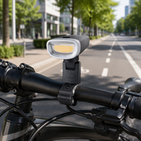 Lampe de vélo LED COB rechargeable à clipser, 300 lumens, étanche IP65, pour la conduite nocturne, le barbecue