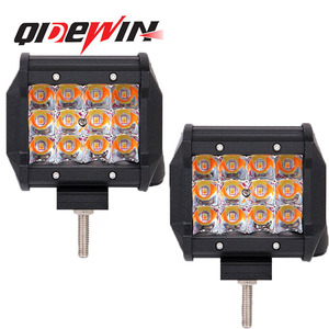 ไฟส่องสว่างสำหรับงาน QideWin 36W แบบสองสี LED ขนาด 4 นิ้ว 12 หลอด สำหรับรถออฟโรด รถบรรทุก และรถยนต์ - Product Image 1