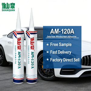 Scellant pour pare-brise en polyuréthane monocouche à faible teneur en COV et haute résistance pour le remplacement de vitres de voiture - Product Image 1