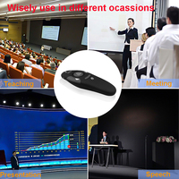 Clicker láser para presentaciones de Powerpoint Clicker Pointer Presentador inalámbrico de Powerpoint para presentación PPT Control remoto