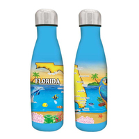 Tasse de voyage imprimé chameau souvenir avec logo personnalisé, flacons à vide en acier inoxydable, bouteille d'eau de Dubaï