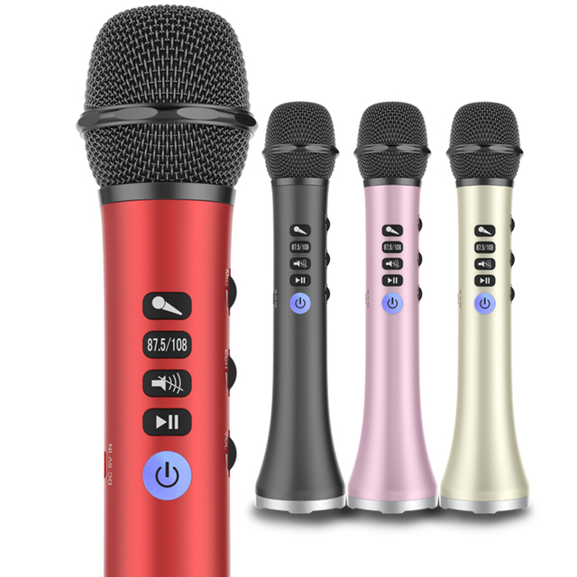 Dewant L-698 15W Powerful Handheld Mini Blue Tooth Karaoke Wireless Microphones With Speaker