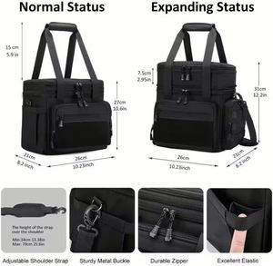 Bolsa Térmica Reutilizable de Fábrica, No Tejida, Suave, para Compras, Comida, Picnic, Entrega de Alimentos, Aislamiento Térmico - Product Image 5