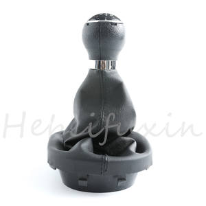 หัวเกียร์รถยนต์โฟล์คสวาเกน ทัวรันสีดำ 5 6 สปีด พร้อมฝาครอบกันฝุ่น ดีไซน์ตามหลักสรีรศาสตร์ - Product Image 3