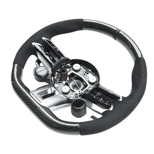 <span class=keywords><strong>Volant</strong></span> en fibre de carbone à fond plat personnalisé pour <span class=keywords><strong>Mercedes</strong></span> Benz AMG A45 G63 C63 E63 S63 W213 G500 GLA45 GLS63 W204 W205 - Product Image 2