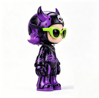 Figura de Acción Articulada Personalizada OEM con Cuernos de Diablo Estilo Punk, con Empaque Personalizado, Servicio Personalizado de Fábrica Original en China