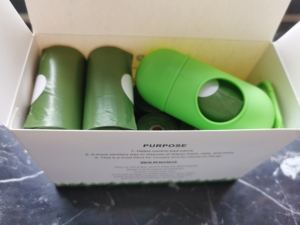 CDHB Eco-friendly Custom Printed PLA PBAT Fully <b>Compostable</b> Disposable Pet Poop <b>Bag</b> Biodegradable Cornstarch Dog Waste <b>Bags</b> - Product Image 5