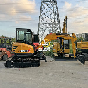 Miniexcavadora Usada de 3.5 Toneladas SANY SY35U en Stock, Excavadora de Segunda Mano para Uso Doméstico, SANY SY35 SY55 SY60 en Oferta - Product Image 3