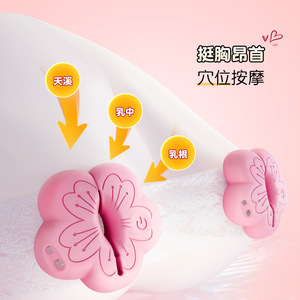 Pinzas de Silicona Rosadas para Pezones, Ajustables, con Vibración, Estimulación de Senos, Juguete para Adultos - Product Image 5