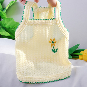 Chaleco Fino de Verano con Diseño de Dibujos Animados para Perros Pequeños (Bichón, Teddy, <span class=keywords><strong>Yorkshire</strong></span>, Pomerania, Poodle) y Gatos - Ropa General para Mascotas al por Mayor - Product Image 3