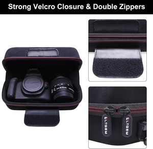 Estuche para Cámara DSLR EOS <span class=keywords><strong>Rebel</strong></span> <span class=keywords><strong>T7</strong></span>/R100/R50V/T6/R8/R10/RP/SL3/T100, Material EVA, Cierre de Cremallera, Diseño Duradero, Correa para el Hombro - Product Image 6