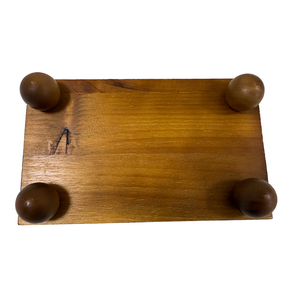 מגש ahome עץ טבעי עם גימור כפרי אידיאלי עבור מטבח מציג חדר אמבטיה או סלון קישוט - Product Image 4