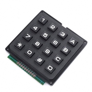 Módulo de Teclado de Matriz 4x4 Económico, 16 Teclas, para Teclado 4x4 Negro - Product Image 1