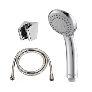 <span class=keywords><strong>Pommeau</strong></span> <span class=keywords><strong>de</strong></span> <span class=keywords><strong>douche</strong></span> à main, ABS chromé avec 3 modes <span class=keywords><strong>de</strong></span> pulvérisation, installation facile, ensemble <span class=keywords><strong>de</strong></span> <span class=keywords><strong>douche</strong></span> <span class=keywords><strong>de</strong></span> salle <span class=keywords><strong>de</strong></span> bain compact avec tuyau - Product Image 2