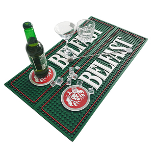 Custom Logo <b>Silicone</b> Bar <b>Mat</b> Rubber Bar Runner Spill <b>Mat</b> Drip Tray Beer <b>Mat</b> Pub Rail <b>Mat</b> Non Slip Service <b>Mat</b> Countertop Pad - Product Image 5