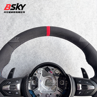Volant en suède et fibre de carbone pour BMW E90 F30 F20 X5 F15 F10 M3 M6 X6 E71 F25 F31 F36 F11 F15 F22 F86 F85 E60 X1 F48 F82 M