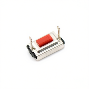 Microinterruptor de botón rojo SMD 3x6x2mm, paquete de 1000 - Product Image 2