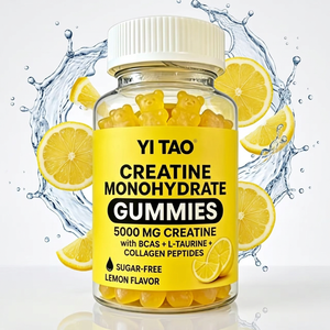 Gomitas de Creatina Monohidrato OEM 5000mg, Sin Azúcar, Sabor Limón - Mejora la Fuerza Muscular y el Rendimiento Deportivo para Amantes del Gimnasio - Product Image 1