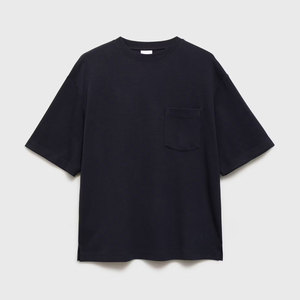 เสื้อยืดโอเวอร์ไซส์น้ำหนักเบาสไตล์สตรีทแฟชั่นสำหรับผู้ชาย รุ่นล่าสุด มีกระเป๋า  รับสกรีนโลโก้ ทรงปกติ ผ้าฝ้าย 100% เป็นมิตรต่อสิ่งแวดล้อม ราคาประหยัด - Product Image 3