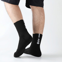 Chaussettes respirantes de sport pour adultes de basket-ball professionnel Chaussettes de basket-ball d'élite pour hommes