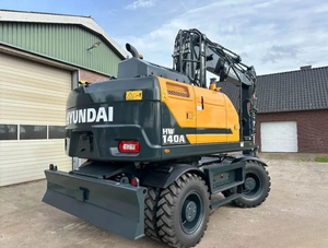 Pelle sur pneus Hyundai HW140A à haut rendement Original Japon Multifonctionnel Bon état Utilisé Hyundai 60w 120w 210w 150 Vente - Product Image 4