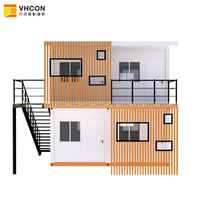Maison conteneur pliable de 20 pieds, mobile, portable, préfabriquée, <span class=keywords><strong>villa</strong></span> modulaire compacte avec 2 ou 3 chambres, design moderne, à <span class=keywords><strong>vendre</strong></span> - Product Image 1