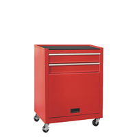 Chariot à outils en métal robuste, armoire à tiroirs multiples et armoires à outils avec tiroirs pour atelier et garage, avec porte latérale