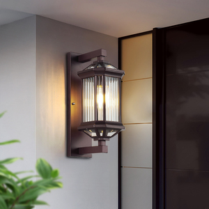 Appliques murales de jardin modernes luminaire extérieur chine luminaire externe noir lanterne vintage lampes murales d'extérieur applique murale d'extérieur - Product Image 4