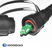 Câble de raccordement en fibre optique extérieur FTTA 7,0 mm, étanche IP67, pré-terminé