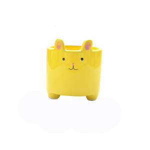 Pot de fleurs en céramique créatif en forme de lapin mignon, pot de plante succulente, décoration de <span class=keywords><strong>jardin</strong></span>, <span class=keywords><strong>mini</strong></span> <span class=keywords><strong>bassin</strong></span> à fleurs pour le bureau - Product Image 6