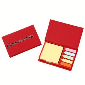 Bloc de Notas Adhesivas X418 en Promoción, Notas Adhesivas de Papel Kraft Rectangulares, Juego de Notas Adhesivas con Caja, Bloc de Notas con Logotipo Personalizado - Product Image 1