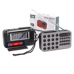 Pocket mini năng lượng mặt trời Battery Powered Loa di động đài phát thanh - Product Image 5