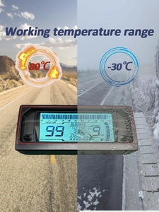 Compteur de vitesse numérique moto rétroéclairé LED tableau de bord écran d'affichage pour <span class=keywords><strong>Honda</strong></span> CB125T CB 125T 125T - Product Image 3