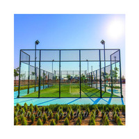 Siècle Couronne d'Or Fabricant Mobile Padel Court Panoramique Construction Pista De Tenis Padel
