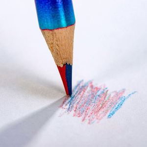 Wholesale Bulk Custom Logo Promotional Gift <b>Wooden</b> Brasswood Pencils 4 in 1 Color Lead <b>Rainbow</b> Pencil for Kids - Product Image 2