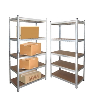 <span class=keywords><strong>Scaffali</strong></span> Metallici a 5 Ripiani Senza Bulloni per Magazzino Leggero, Scaffalature per Forniture da <span class=keywords><strong>Ufficio</strong></span> - Product Image 1