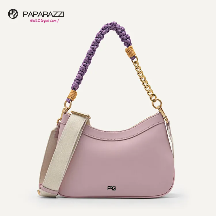 Paparazzi Brand ZB557 Women Fashion Hand Bags Luxury Underarm Shoulder Hobo Bags High Quality Pu Leather For Women