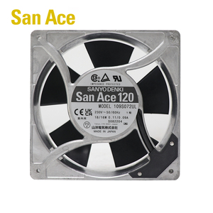 พัดลมระบายความร้อนแบบแกน SANYO DENKI San Ace 109S072UL ขนาด 120*120*38 มม. 230VAC 50Hz 18W 0.11A 2700RPM 88.3CFM สำหรับเซิร์ฟเวอร์และอุปกรณ์โทรคมนาคม - Product Image 1