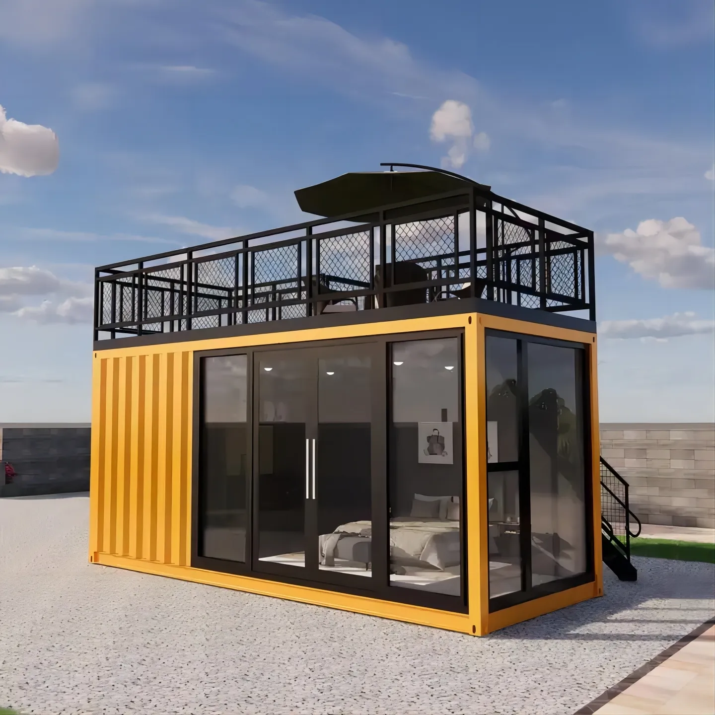 Versand Container Haus Pläne Fertighaus Kits erweiterbares Fertighaus für Wohnung